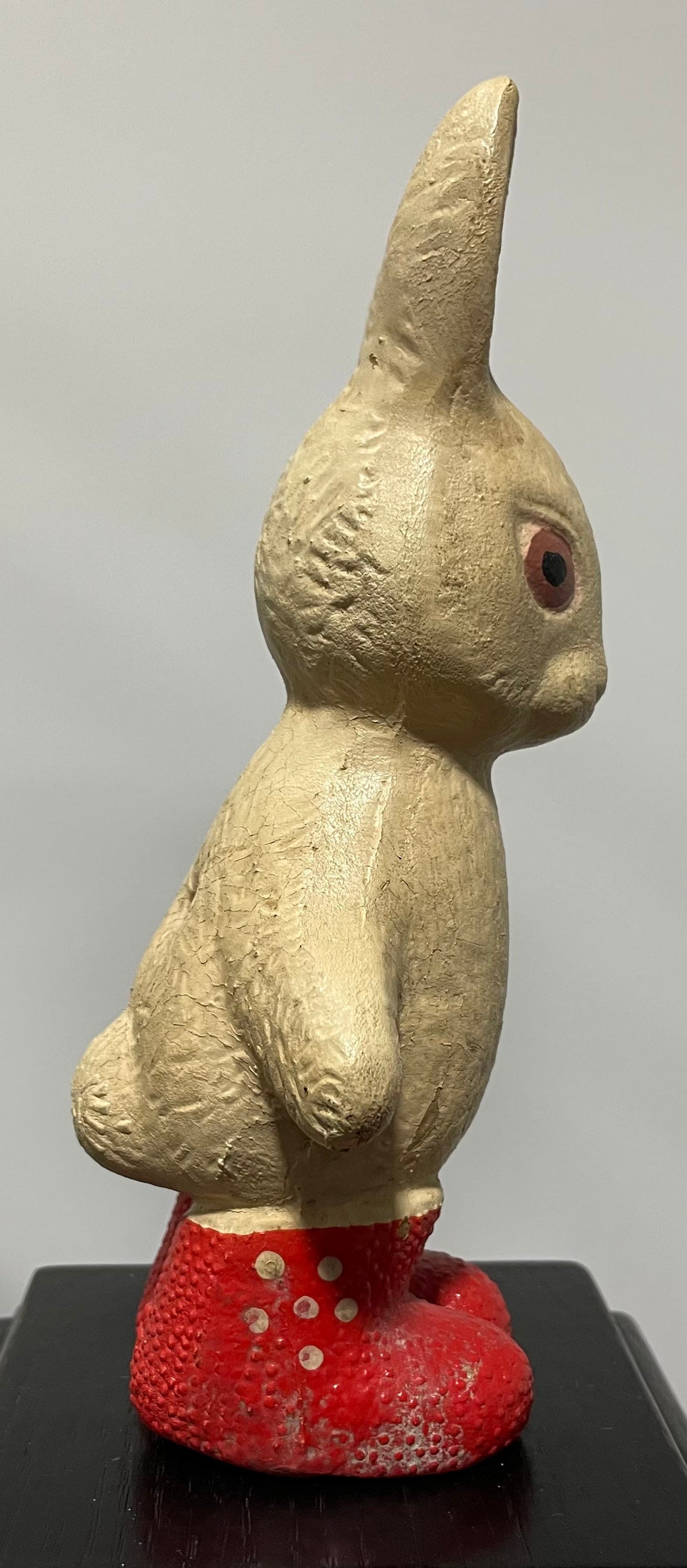 Soviet Rubber Toy Hare in Red Boots, Vintage Toy Hare, USSR Rubber Toy ...