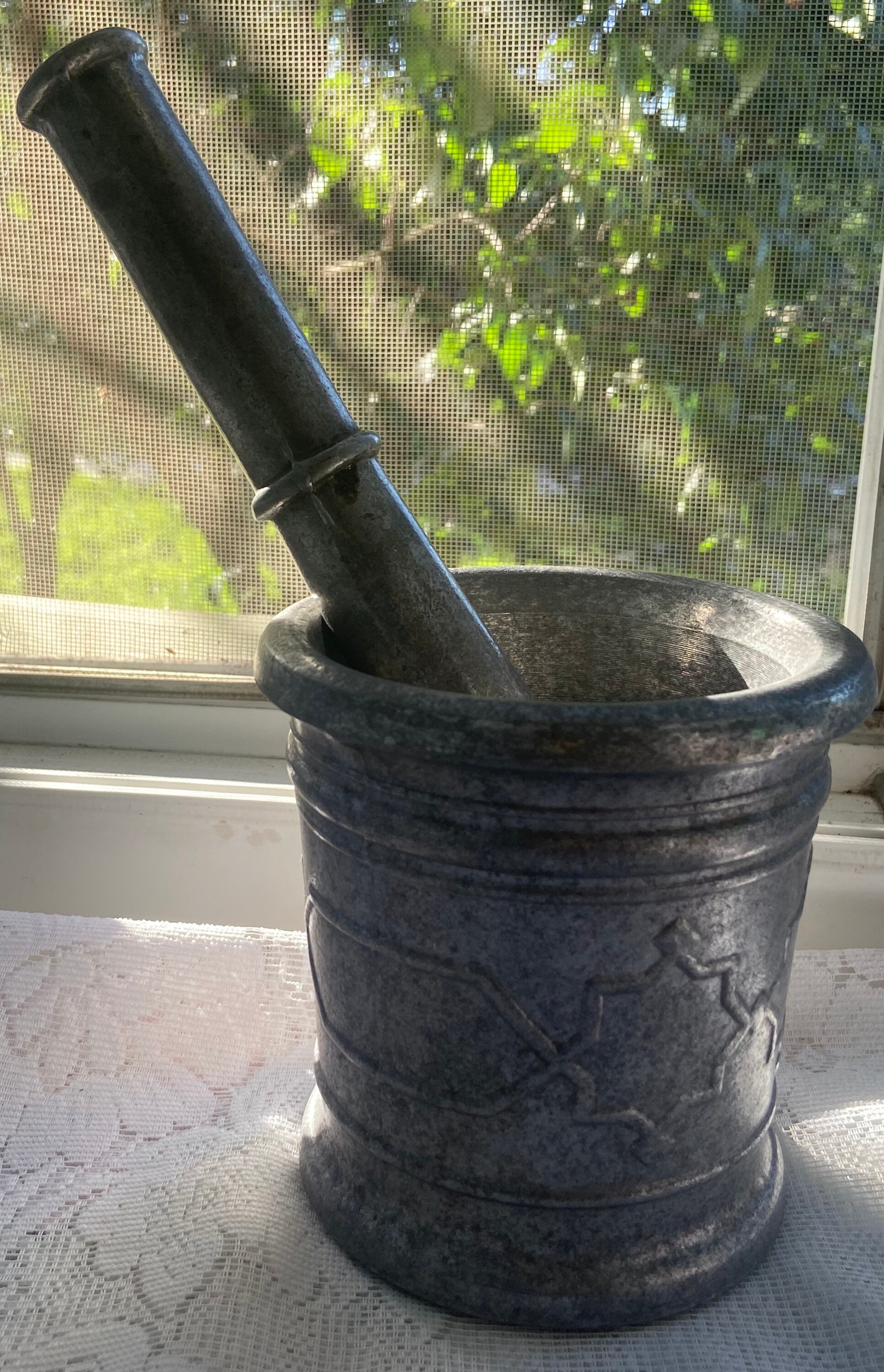 Soviet Metal Mortar Aluminum Mortar and Pestle Vintage Etsy