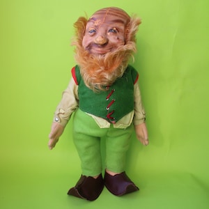 Rare plastic toy, vintage toy, toy, rare toy, GDR clown, gnome, buffoon, toy, GDR buffoon, plastic jester, harlequin, plastic buffoon.