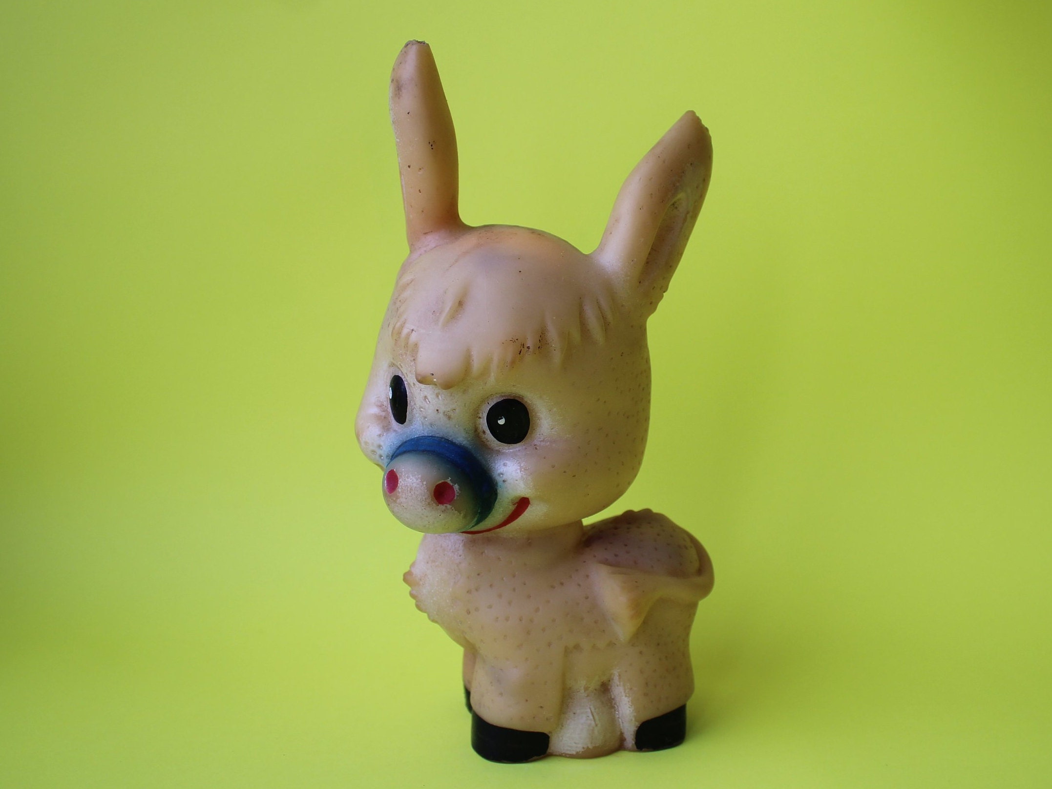 Soviet Rubber Donkey Vintage USSR Toy Donkey Soviet Etsy