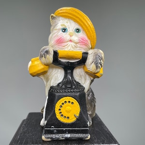 Very rare vintage rubber toy cat, soviet rubber cat, soviet toy cat, vintage cat, vintage cat, retro toy cat, rubber cat, retro cat,old cat.