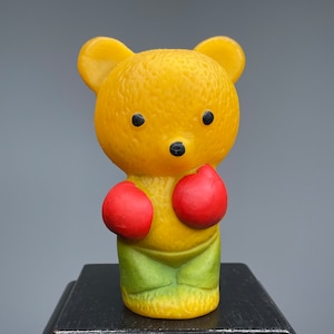 Vintage rubber bear toy, vintage toy, rubber bear, retro bear, animal, vintage bear, rubber toy bear, USSR bear, rare toy, retro vintage.