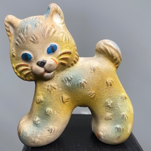 Very rare soviet rubber toy cat, soviet rubber toy, vintage toy, USSR toy, cat, USSR cat, soviet cat, rubber cat, retro cat, rare toy, toy.