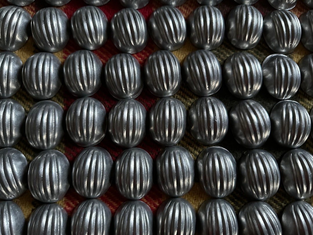 60 Nut Molds, Vintage Nut Cookies Maker, Soviet Metal Cookie Press