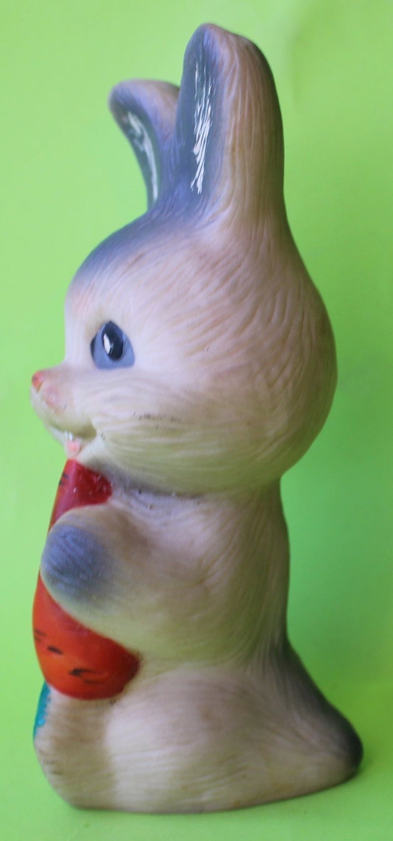 Soviet rubber toy vintage toy USSR toy hare USSR hare | Etsy
