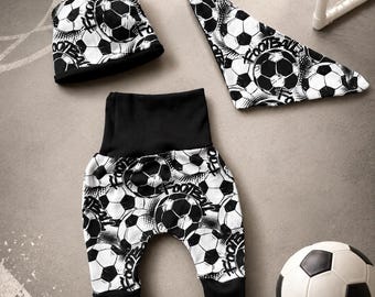 Baby Set Pumphose Halstuch Mütze Fußball WM