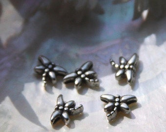 10 Charms Libelle Farbe antiksilber 8x6mm Anhänger #S641