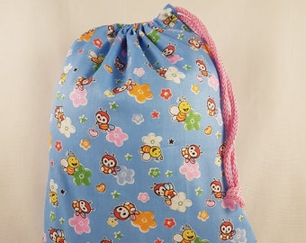 Sac en tissu « Abeille » – sac de sport pour enfants (37 x 28 cm)