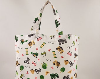 Sac en tissu « Chantier » - petit sac en tissu (27 x 23 cm)