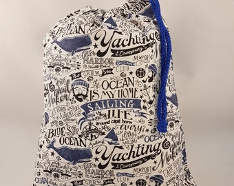 Sac en tissu « Ahoy » – sac de sport pour enfants (37 x 28 cm)