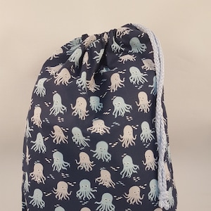Bolsa de tecido “Squid” – bolsa de ginástica para criança (37 x 28 cm)