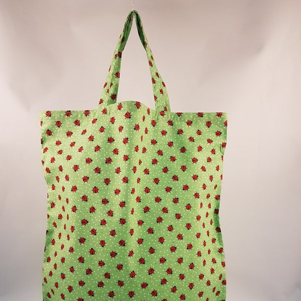 Sac en tissu « Ladybug » – sac en tissu extra large (41 x 33 cm)