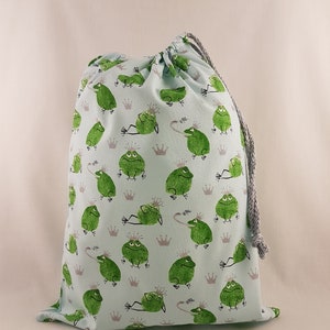 Sac en tissu « Frog Prince » – sac de sport pour enfants (37 x 28 cm)