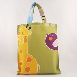Stoffbeutel „Streichelzoo“ - kleine Stofftasche (27 x 23 cm)