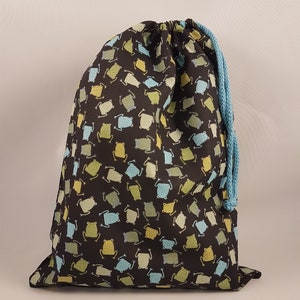 Stoffbeutel „Frosch“ – Turnbeutel für Kinder (37 x 28 cm)