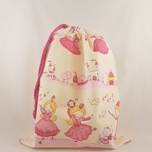 Sac en tissu « Princesse » – sac de sport pour enfants (37 x 28 cm)