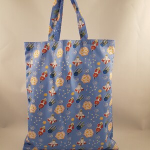Stoffbeutel „Weltall“ - große Stofftasche (35 x 27 cm)