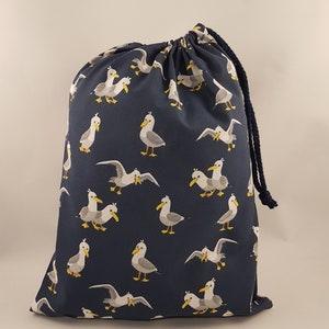 Sac en tissu « Mouette » – sac de sport pour enfants (37 x 28 cm)