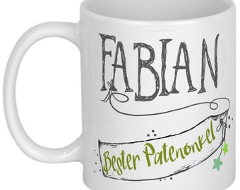 Bester Patenonkel Geschenk Tasse