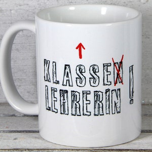 Lehrerin Geschenk Tasse