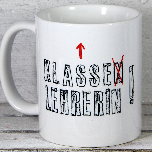 Lehrerin Geschenk Tasse