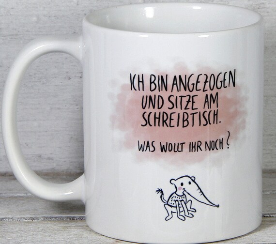 Sprüche Tasse lustig Sticker