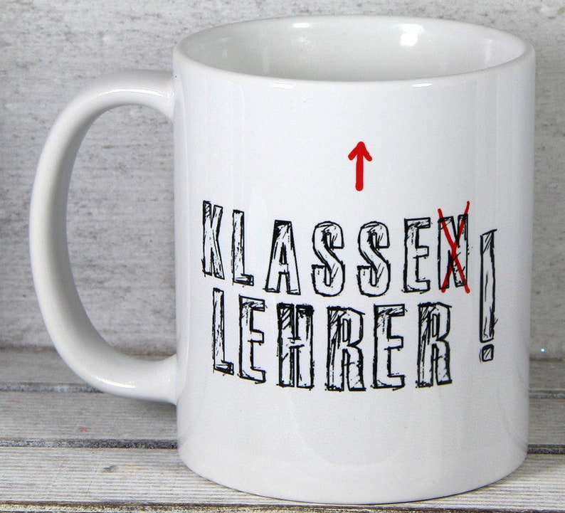 Klasse Lehrer Geschenk Tasse immagine 1