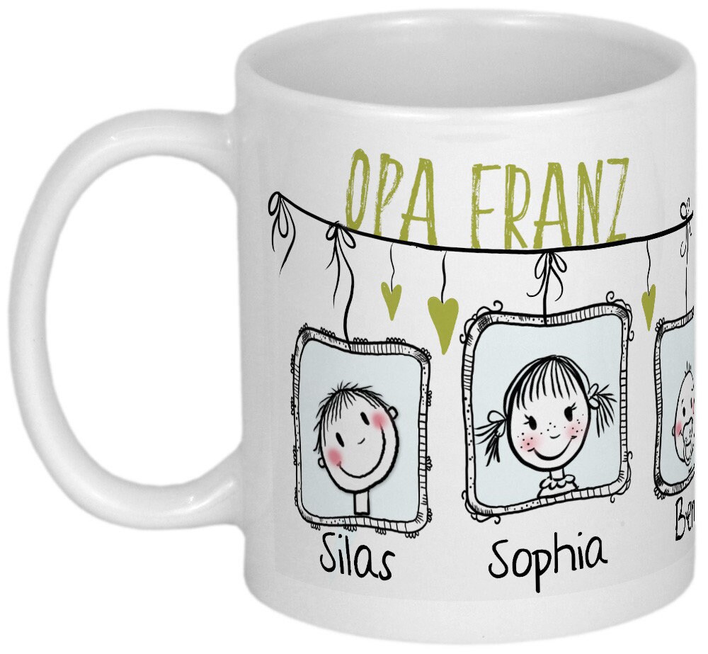 Opa Geschenke Tasse Opa Familie individuell