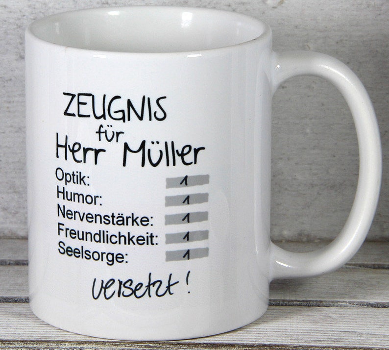 Klasse Lehrer Geschenk Tasse immagine 2