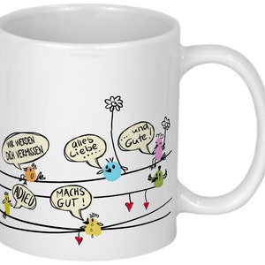 Abschiedsgeschenk Kollegen, PERSONALISIERTE Tasse, Abschied Kollegin Geschenk, Verabschiedung Kollege, Kaffeetasse Bild 2