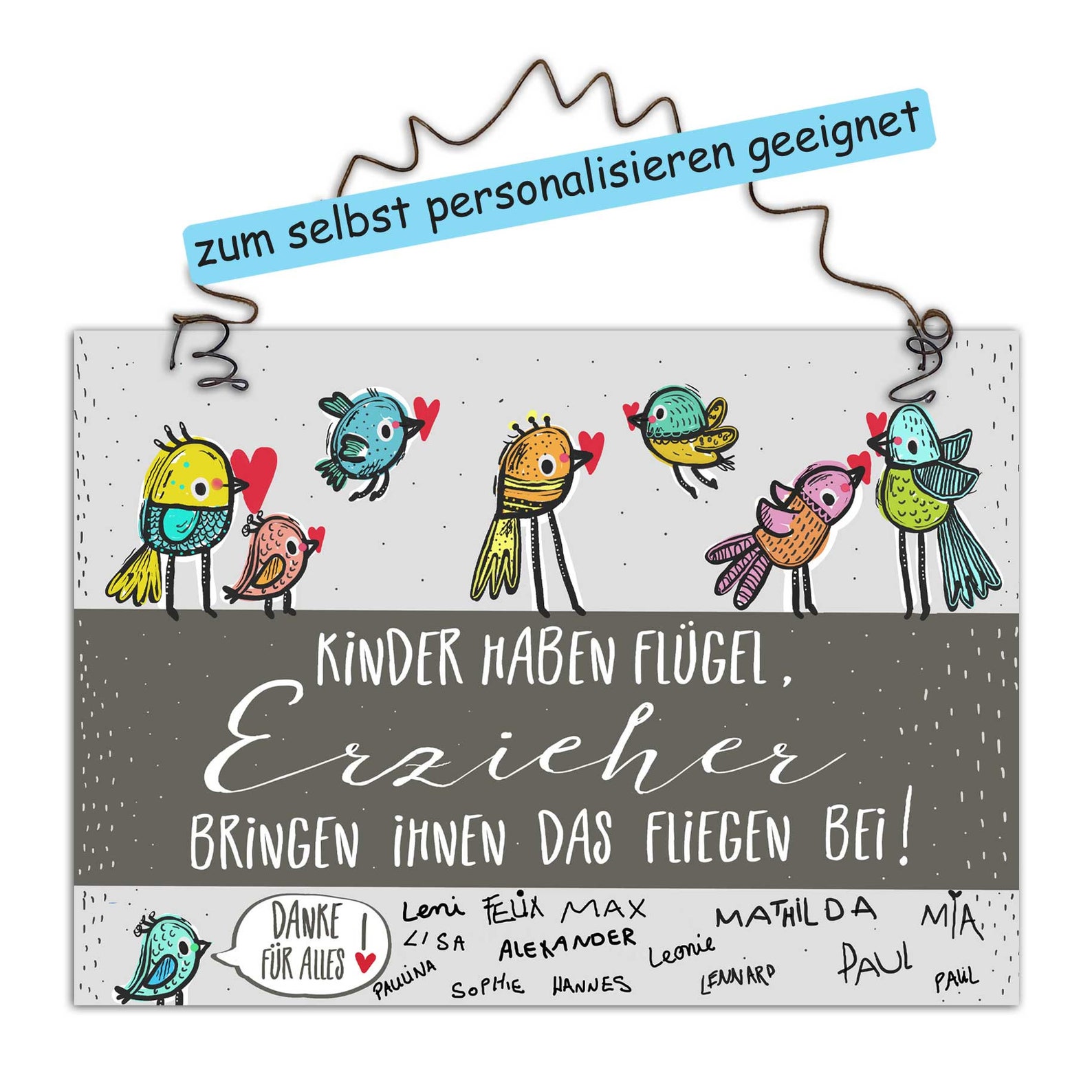 Abschiedsgeschenke Erzieherin Geschenk Dankeschön Holzschild Etsy