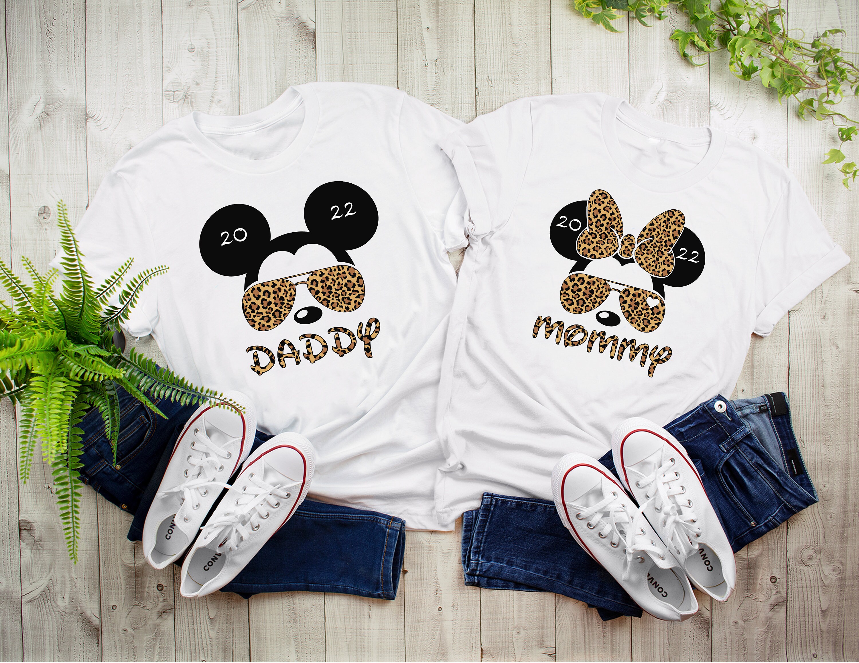 Discover Disney Safari Theme Mickey Minnie Mouse ,Animal Kingdom family matching shirts