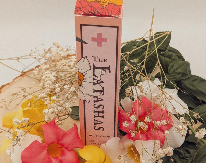 The Latashas Shimmering Body Oil Lotion: Exotic Florals, Hydrating Botanicals