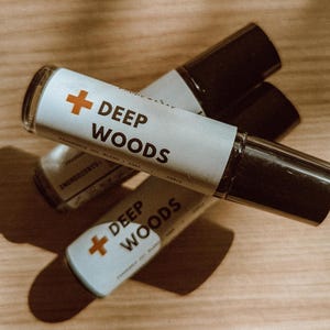 Deep Woods Scented Oil Roll-On: Citrus & Patchouli Aromatherapy