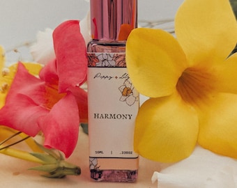 Magnolia + Sandalwood Harmony Perfume: Floral Eau de Toilette (10ml)