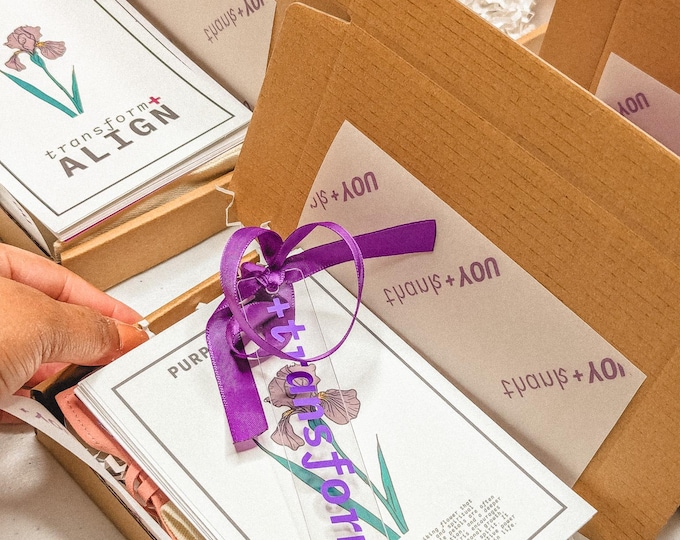 Manifestation Kit: Clear Quartz Necklace, Intention Journal, Self Care Gift