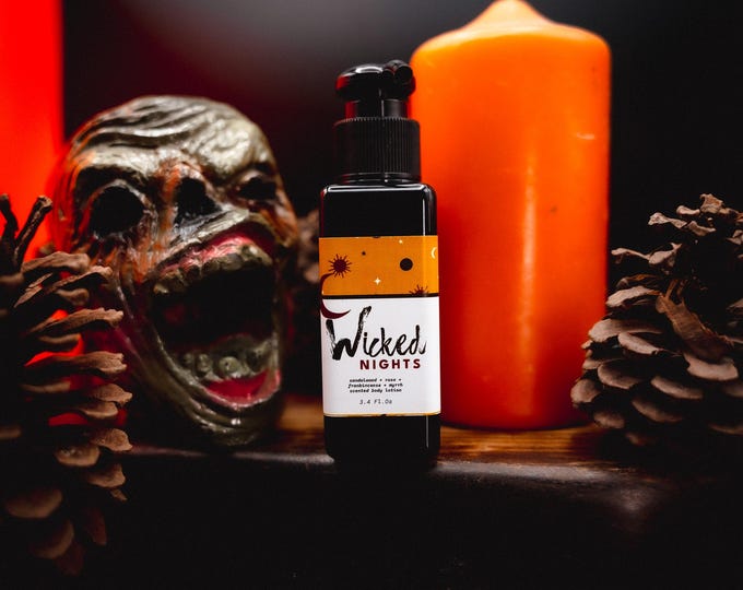 Sandalwood Rose Vanilla Body Lotion: Wicked Nights, 3.4oz
