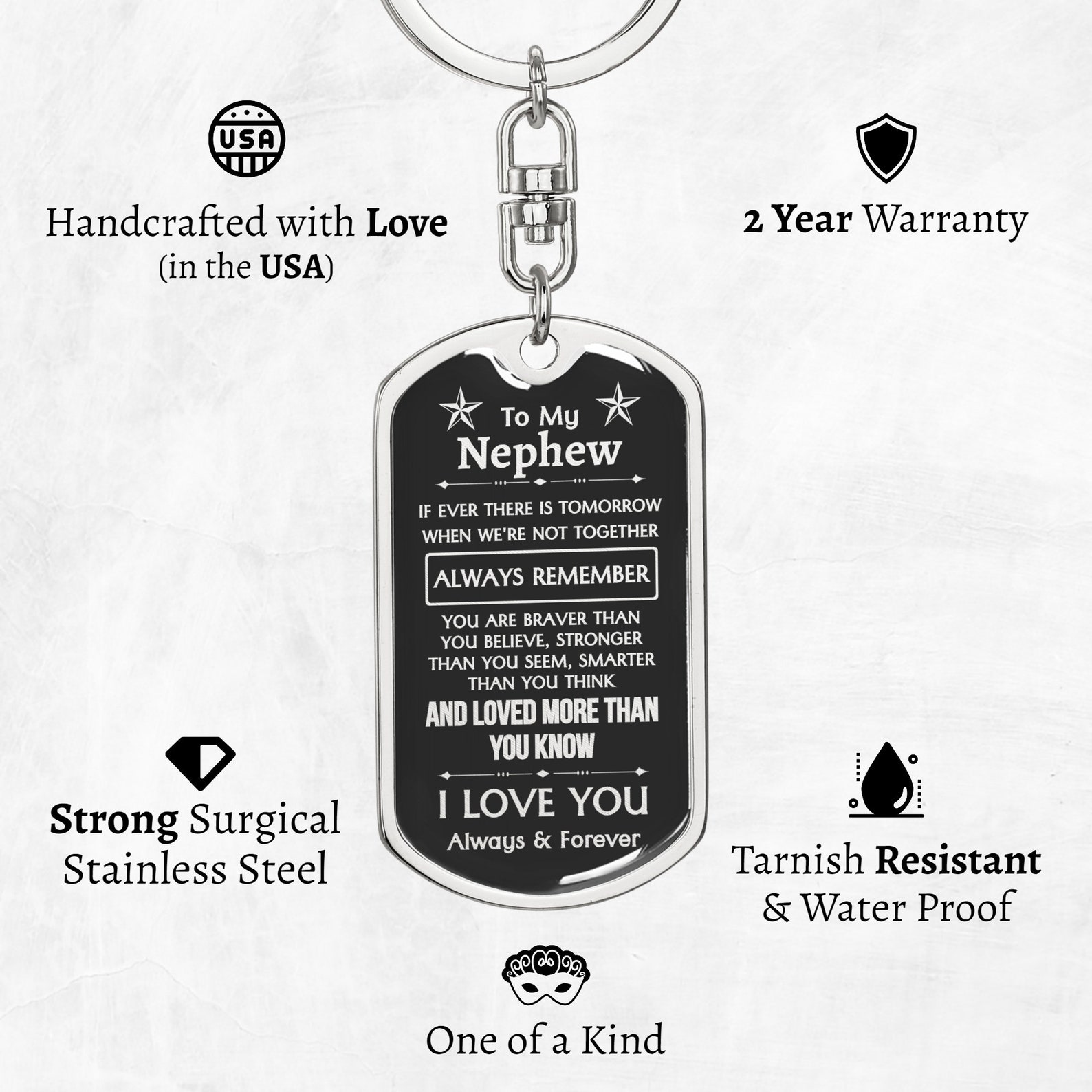 Personalized Gift for Nephew Nephew Gift From Uncle Older Etsy