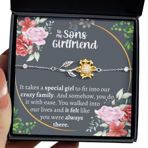 Gift for Son's Girlfriend to My Sons Girlfriend Etsy