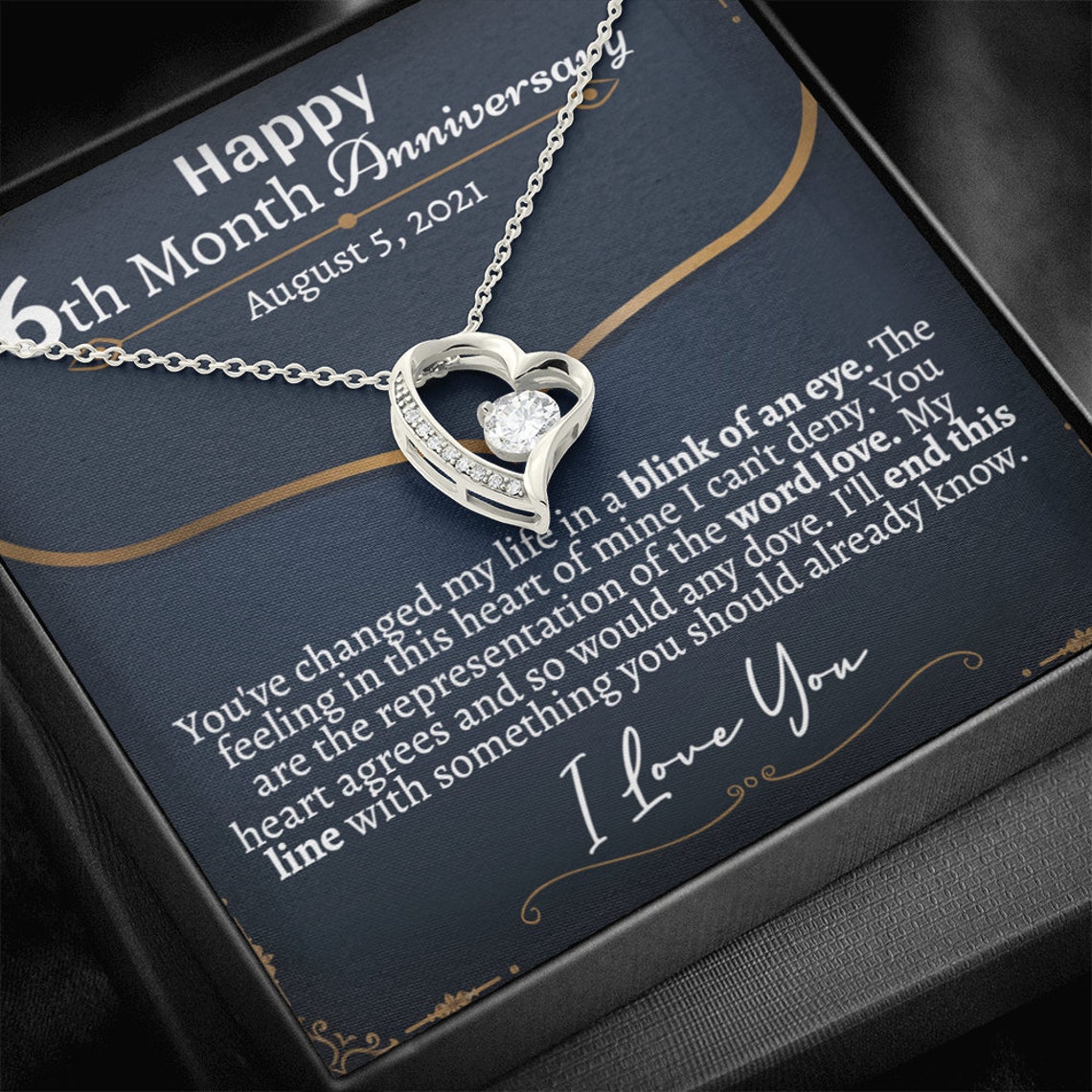 6 Month Anniversary Gift for Her Six Month Anniversary Gift Etsy