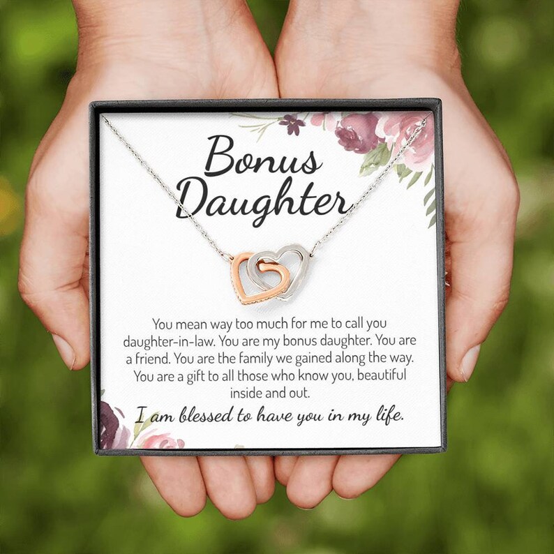 Bonus Daughter Gift Bonus Daughter Necklace Gifts for Bonus Etsy