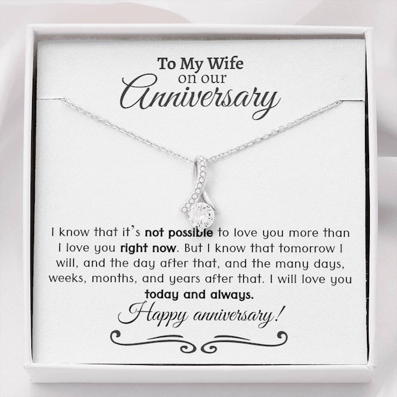 Anniversary Gift for Wife Thoughtful Anniversary Gifts for Etsy