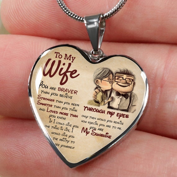 MY WIFE - HOW MUCH YOU MEAN TO ME - FOREVER LOVE NECKLACE – Fetchthelove  Inc.