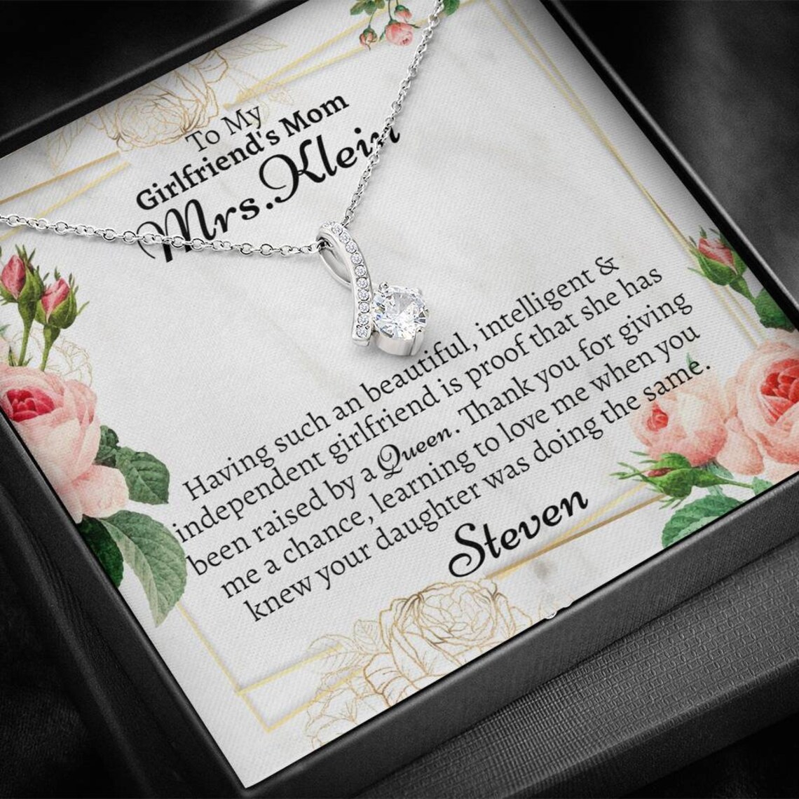 Personalized Girlfriends Mom Gift Mothers Day Gift For Etsy