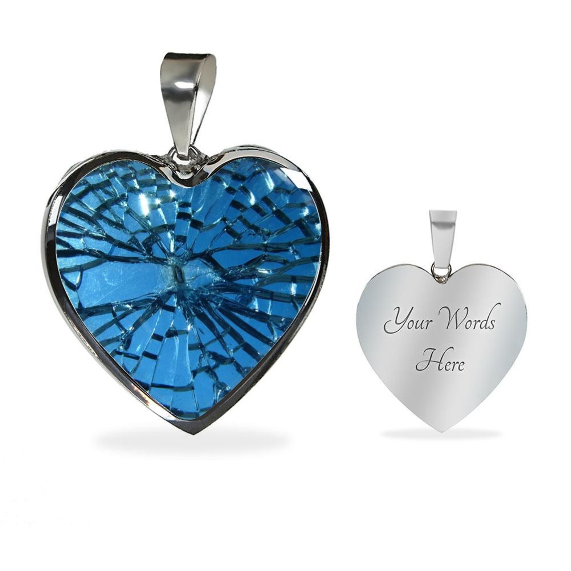 Glass Ceiling Necklace Shattered Glass Ceiling Gift Female Etsy