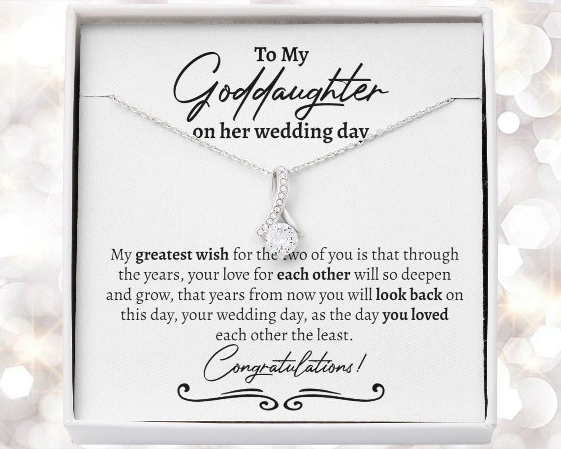 Goddaughter Wedding Gift Gift for Goddaughter on Her Wedding Etsy