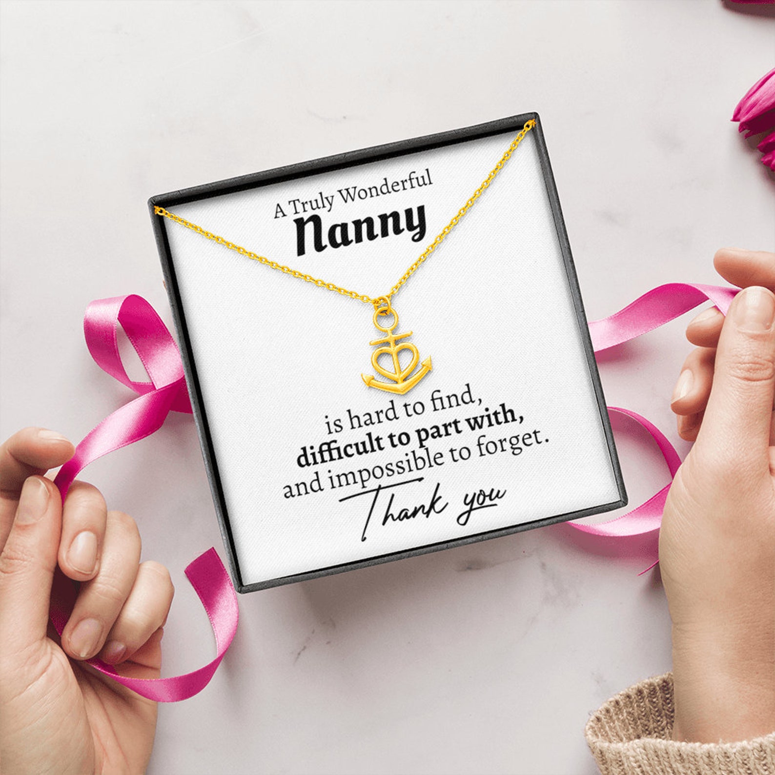 Nanny Gift Gift for Nanny Leaving Thank You Nanny Gift Etsy