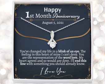 1 Month Anniversary Gifts for Girlfriend