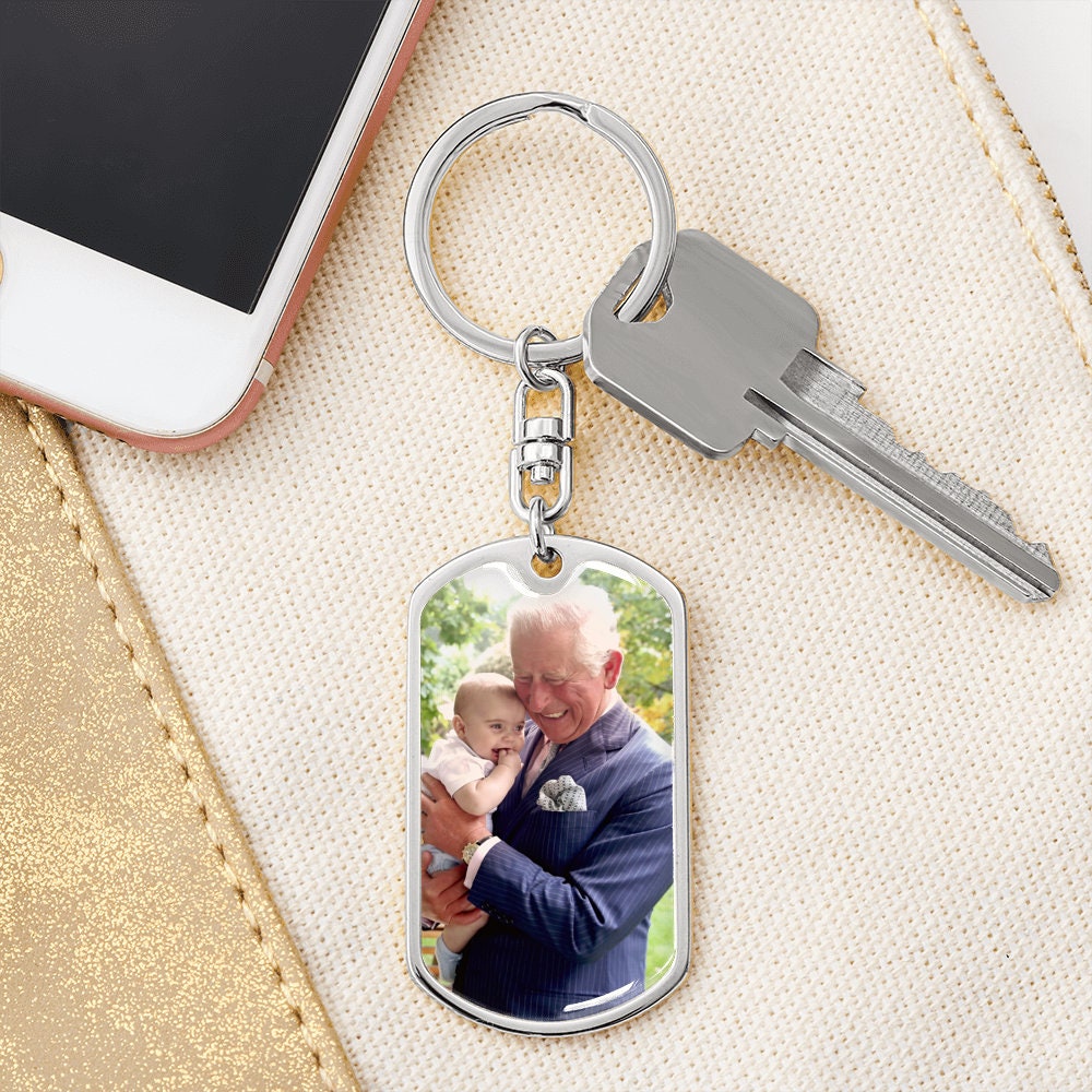 Memorial Keychain with Picture Memorial Keychain Keepsake In Etsy