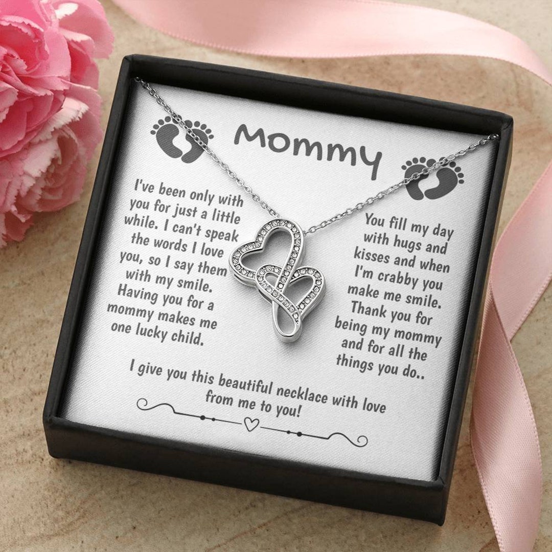 Baby to Mom Gift New Mom Necklace Gift for Mom From Baby Etsy